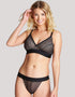 Cleo by Panache Lyzy Triangle Non Wired Bra Black