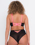 Curvy Kate Elementary High Waist Brazilian Black/Pink