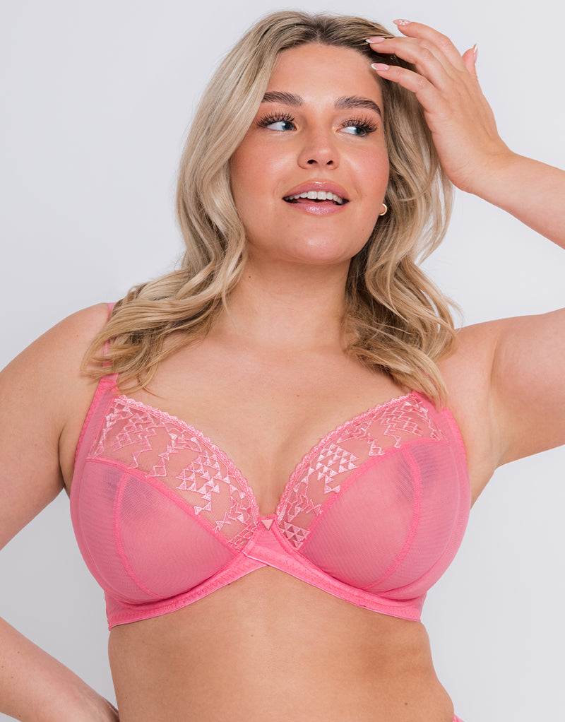 Curvy Kate Get Up and Chill Bralette Soft Pink – Brastop UK