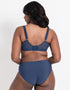 Flirtelle Emilie Full Cup Side Support Bra Denim Blue