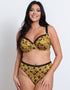 Curvy Kate Artisan High Waist Brazilian Ochre/Black