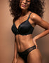 Freya Expression Moulded Plunge Bra Black