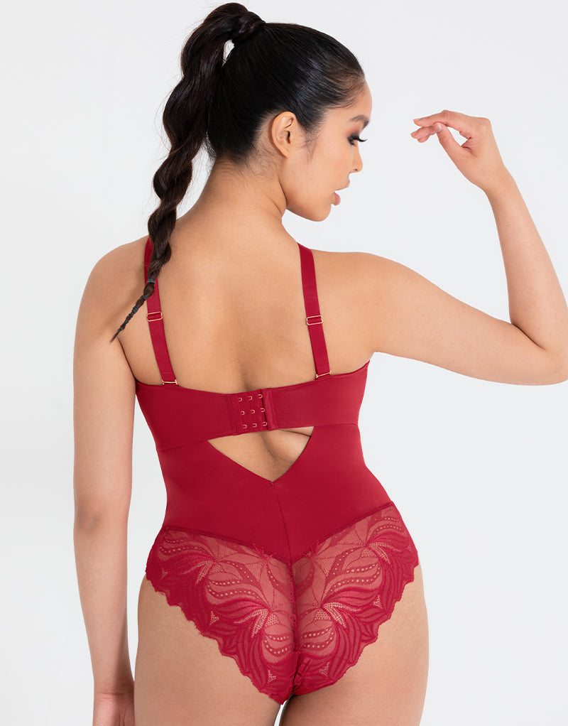 Scantilly Indulgence Stretch Lace Body Red – Brastop UK