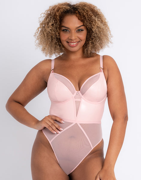 Curvy Kate Lucky Star Plunge Body Blush Pink – Brastop UK