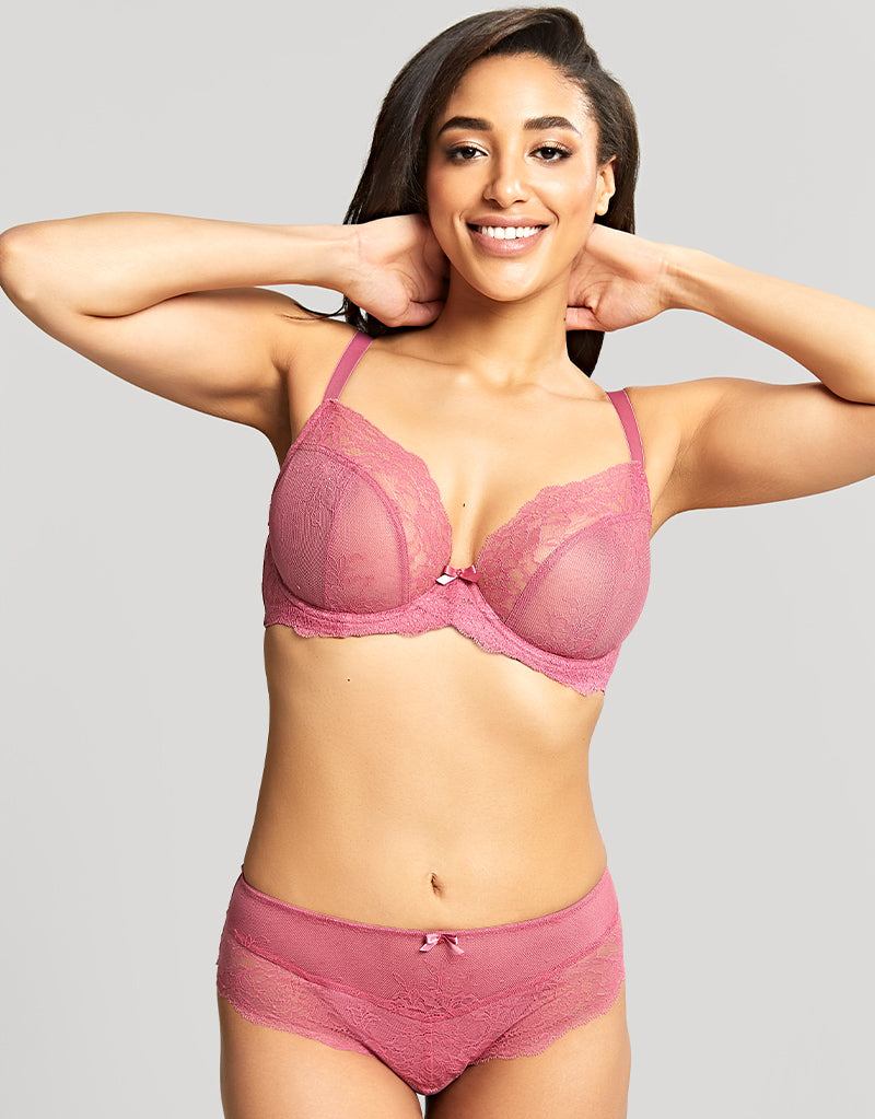 FANTASIE - FREE EXPRESS SHIPPING -Illusion Side Support Bra- Berry