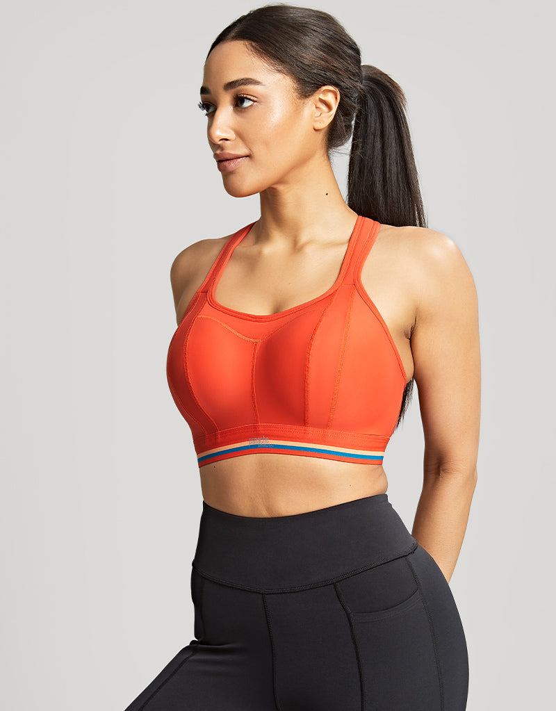 Fabletics All Day Every Day Sports Bra Grey Racerback Size Extra