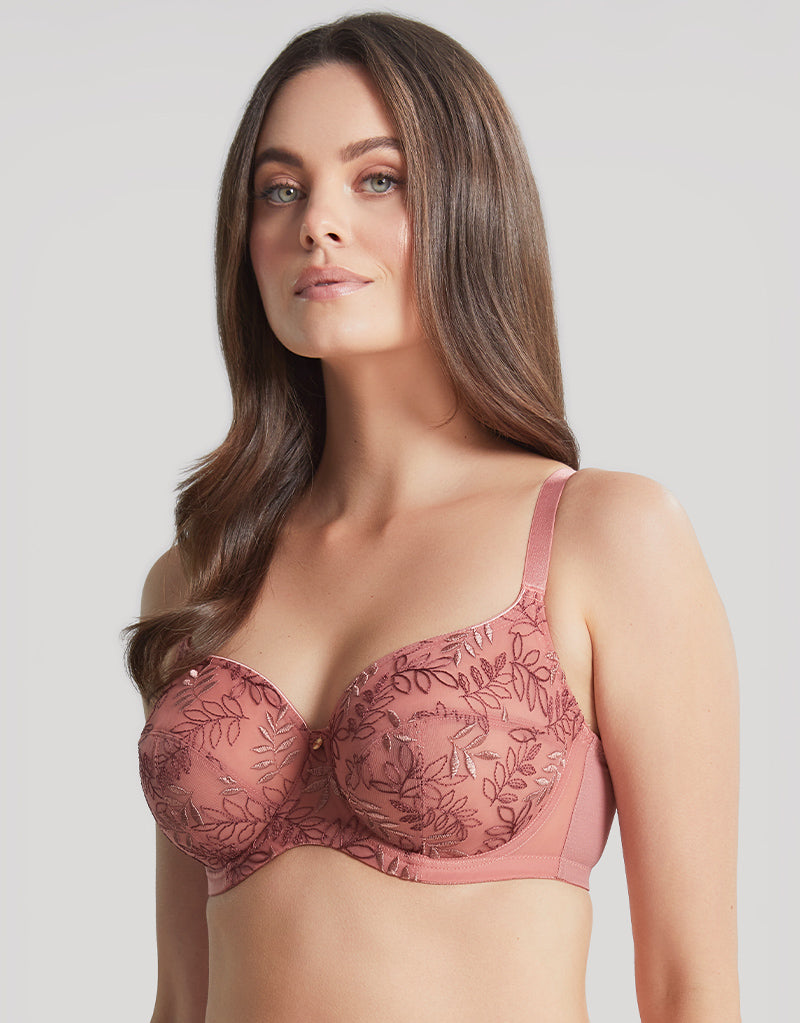 Buy DD-GG Late Nude Recycled Lace Comfort Full Cup Bra 36F