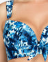 Parfait Oceane Moulded Balconette Bikini Top Splash Print Blue