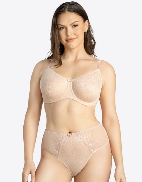 Parfait Pearl Unlined Seamless Minimizer Bra Cameo Rose