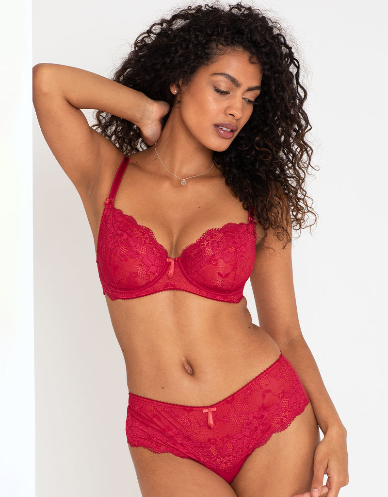 Pour Moi Amour Full Cup Bra Red Cherry Brastop Uk